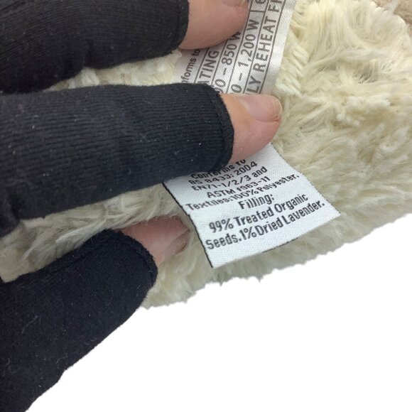 Intelex Warm & Cosy Microwaveable Plush Puppy Dog Organic Seeds Lavender Scent - Picture 5 of 8